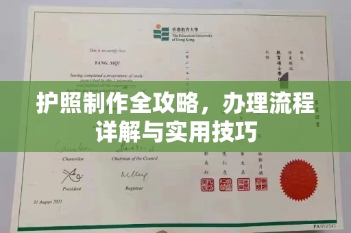 盐都护照制作全攻略，办理流程详解与实用技巧